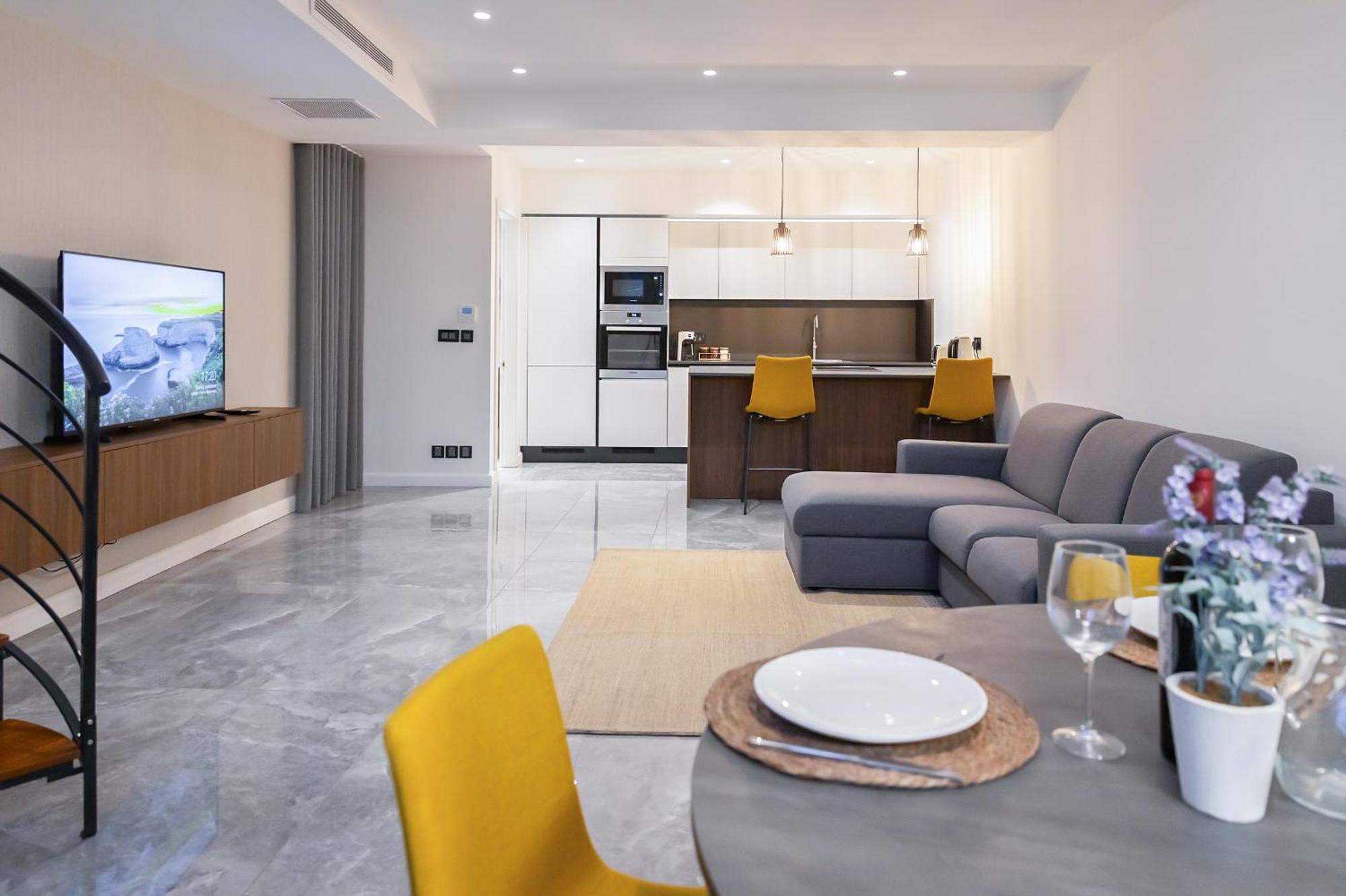 Florette Suite 1Br With Stunning Lounge Terrace By Arcobnb フロリアーナ エクステリア 写真